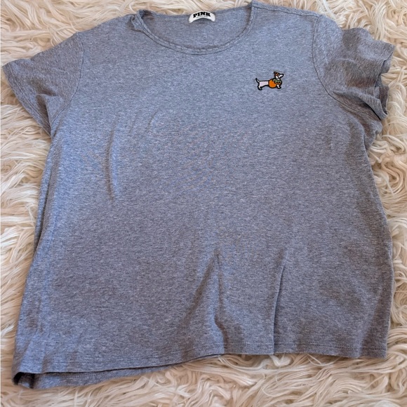 Victoria's Secret PINK Halloween Dog Grey T-Shirt & Shorts Pajama Set - Picture 2 of 10